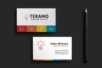 double sided business card template